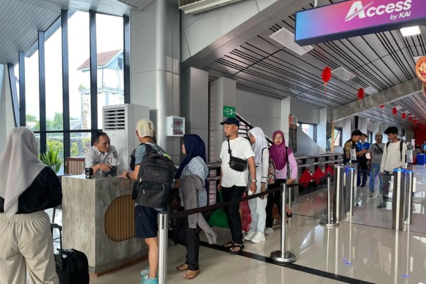 Empat Hari Libur Cuti Bersama, 56 Ribu Penumpang Turun di Stasiun Daop 5 Purwokerto
