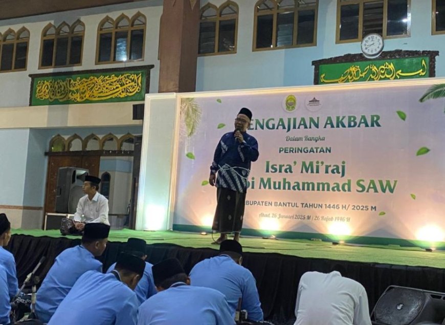 Masjid Agung Bantul Gelar Pengajian Akbar Isra Mi'raj