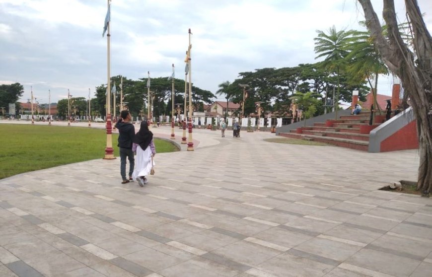 Alun-alun Pancasila Kebumen Akhirnya Bersih dari PKL