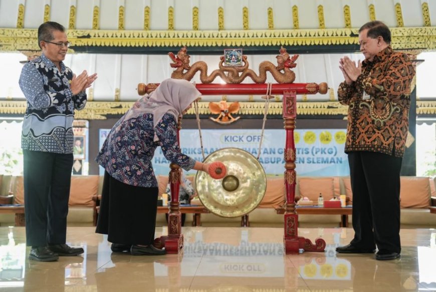 Pemkab Sleman Kick Off Program Pemeriksaan Kesehatan Gratis