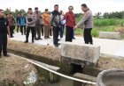 Meresmikan Saluran Irigasi, Kapolri Berharap Desa Garongan Jadi Lumbung Padi