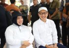 Yuli Astuti dan Dion Agasi Ceria Saat Mengikuti Gladi Pelantikan Kepala Daerah