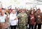 Pesan Bernada Peringatan, Nusron Serahkan 965 Sertipikat Konsolidasi Tanah di Jawa Tengah