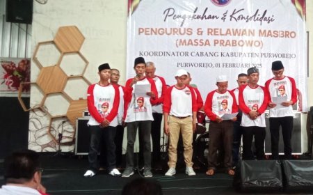 Relawan Mas Bro Siap Kawal Program Presiden Prabowo Subianto
