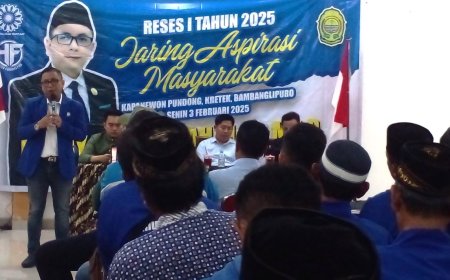 Anggota DPRD Bantul Herry Fahamsyah Jaring Aspirasi Warga
