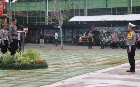 Polres Purworejo Gelar Apel Pasukan Operasi Keselamatan Lalu Lintas Candi 2025