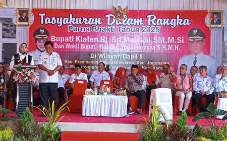 Sri Mulyani Mengakhiri Tugasnya sebagai Bupati Klaten