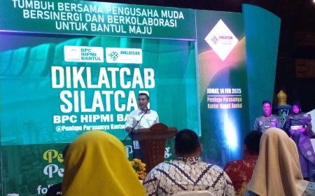 Hipmi Bantul Gelar Diklat, Bupati: Jadi Pengusaha Itu Berat