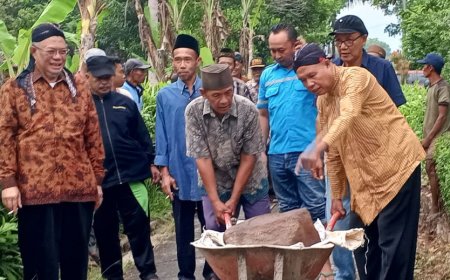 Pelestarian Sejarah Desa Banyuurip Purworejo Ditandai Peletakan Prasasti Tapak Pangeran Joyo Kusumo