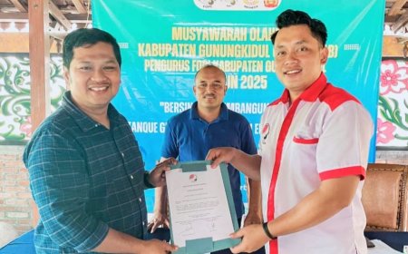 Fajar Setyo Terpilih sebagai Ketua Umum FOPI Gunungkidul 2025-2029