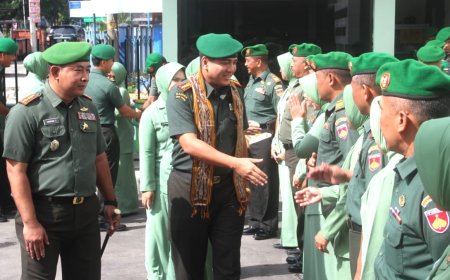 Kunjungi Kodim Klaten, Ini Pesan Danrem 074/Warastratama