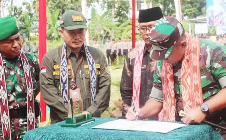 Pimpin Program TMMD di Desa Krakitan Bayat, Dandim Ingatkan Makna Kata Sengkuyung 