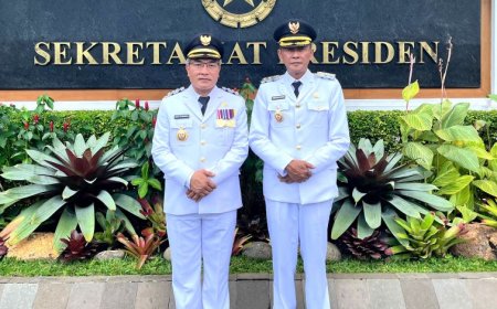 Bupati dan Wakil Bupati Bantul Halim-Aris Resmi Dilantik Presiden