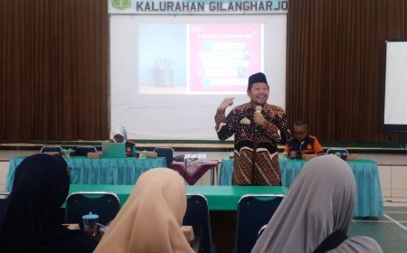 Peserta Didominasi Pria, Kalurahan Gilangharjo Gelar Sosialisasi Cegah KDRT