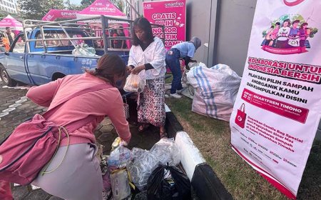 Buang Sampah Plastik Dapat Bingkisan, Aksi Kelola Sampah Ala Paguyuban Sinar Mas di Yogyakarta