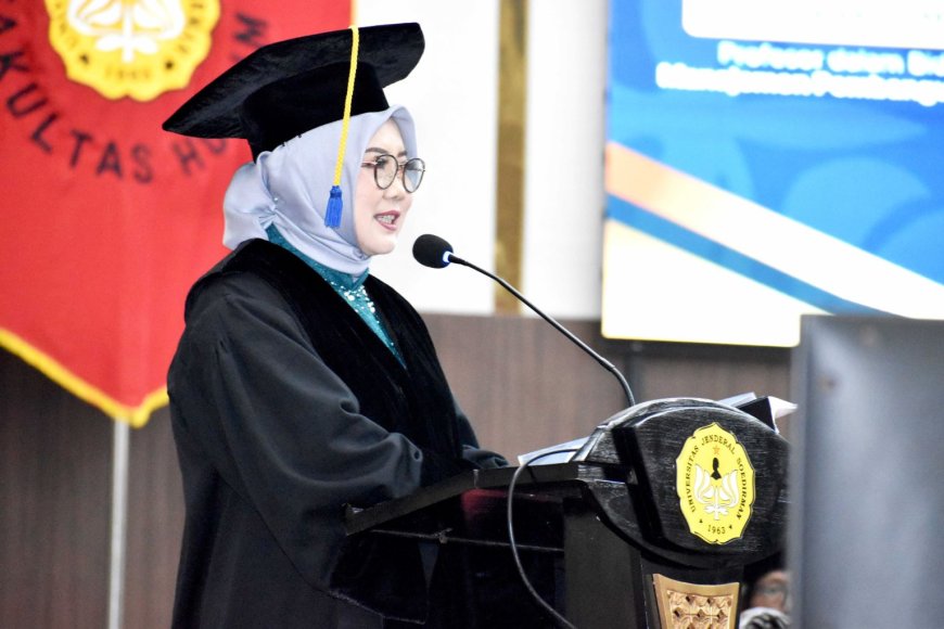 Teliti Ilusi Komunikasi, Prof Mite Dikukuhkan Jadi Guru Besar Unsoed