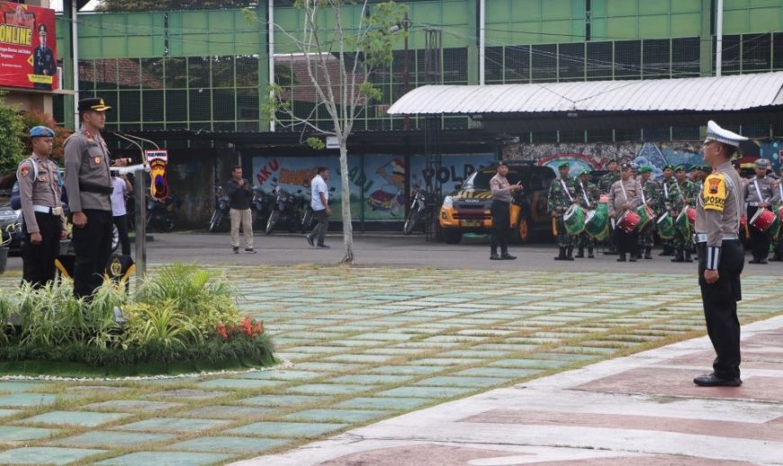 Polres Purworejo Gelar Apel Pasukan Operasi Keselamatan Lalu Lintas Candi 2025