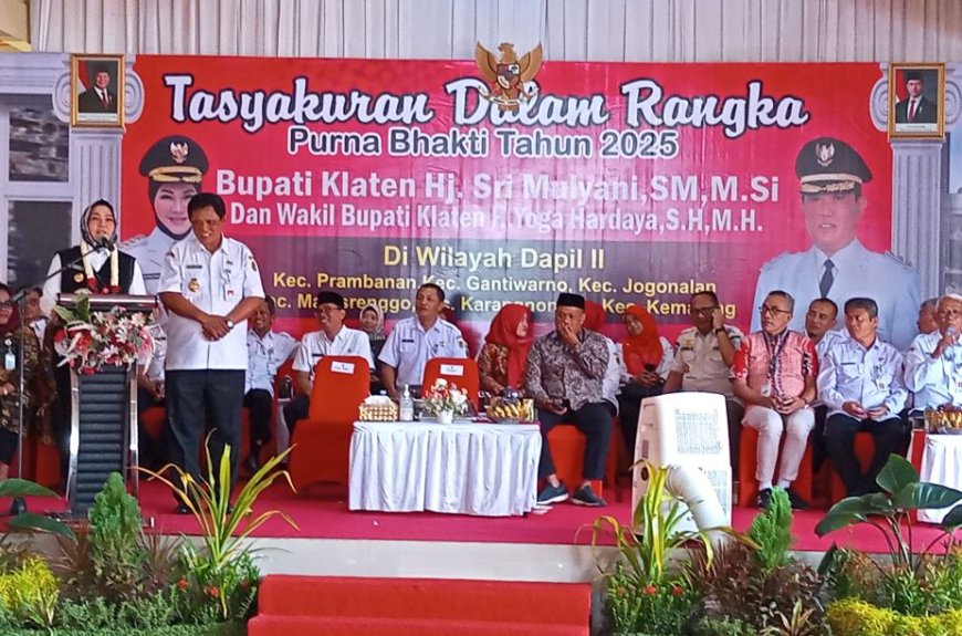 Sri Mulyani Mengakhiri Tugasnya sebagai Bupati Klaten