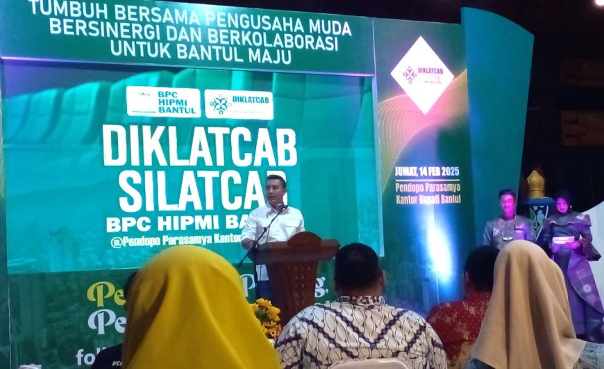 Hipmi Bantul Gelar Diklat, Bupati: Jadi Pengusaha Itu Berat