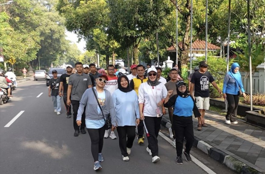 Semarak HPN 2025 di Sleman, Ribuan Orang Jalan Sehat