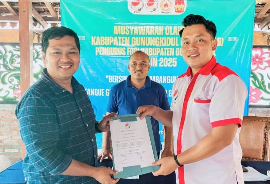 Fajar Setyo Terpilih sebagai Ketua Umum FOPI Gunungkidul 2025-2029