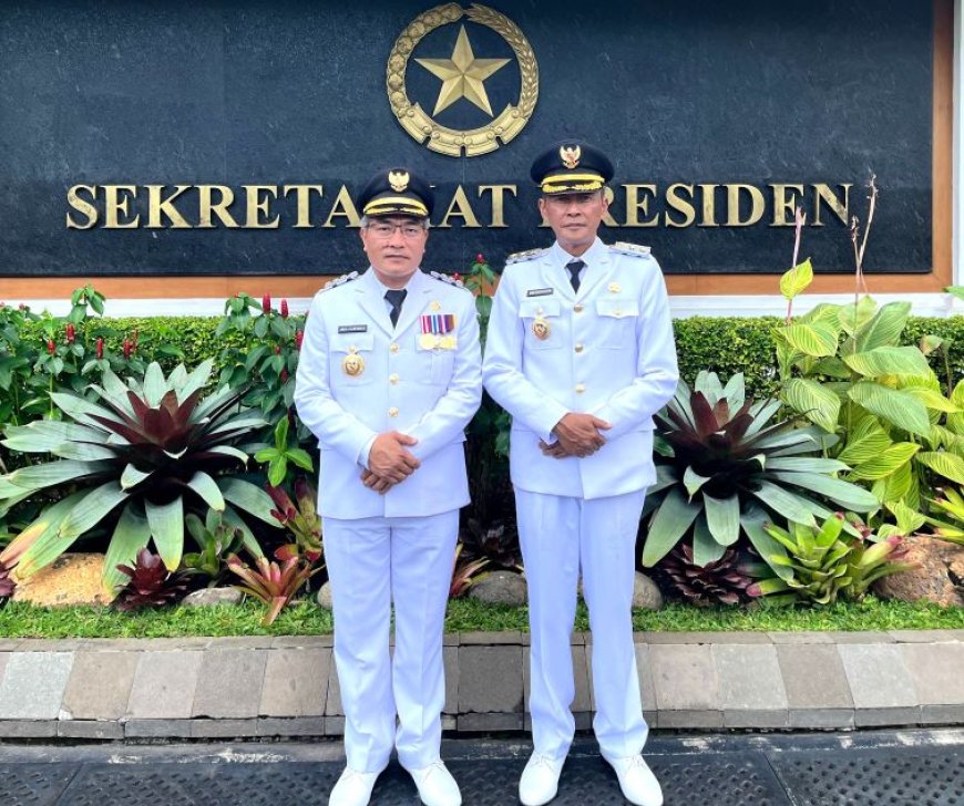 Bupati dan Wakil Bupati Bantul Halim-Aris Resmi Dilantik Presiden
