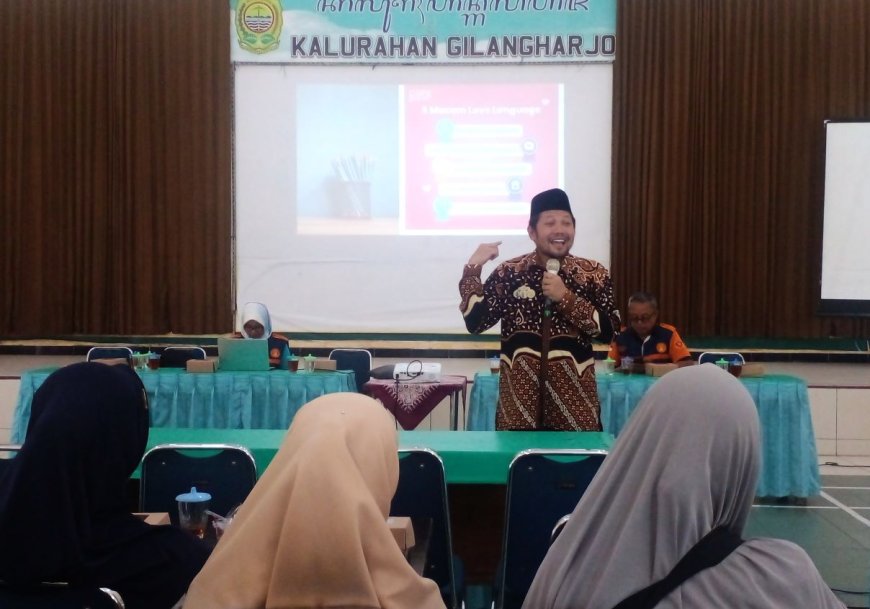 Peserta Didominasi Pria, Kalurahan Gilangharjo Gelar Sosialisasi Cegah KDRT