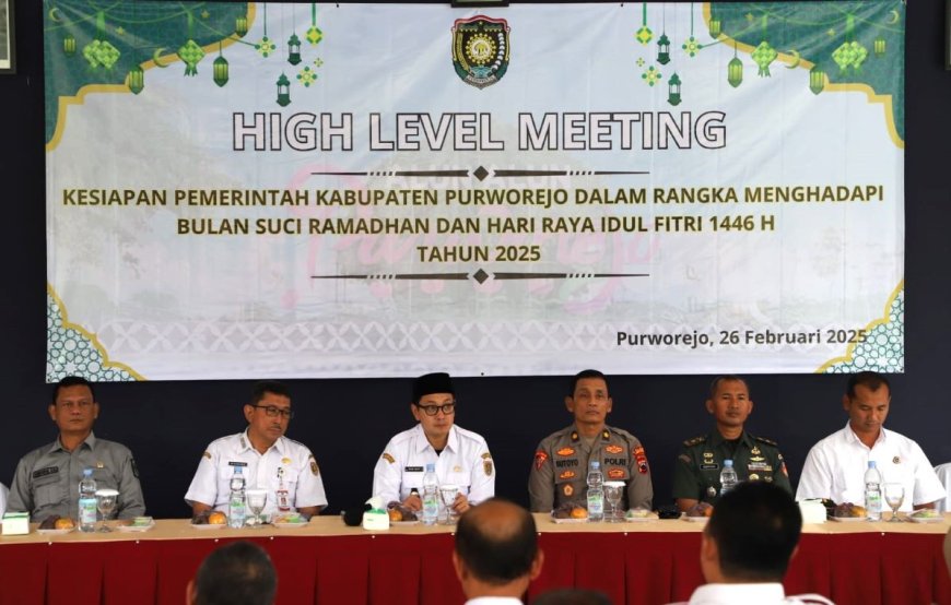 Pemkab Purworejo Berkoordinasi Sambut Ramadan dan Idul Fitri 1446 H