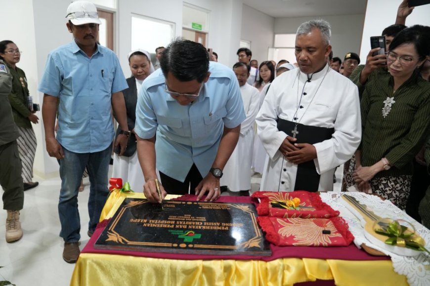 Wakil Bupati Sleman Meresmikan Gedung Asisi Charitas Hospital Klepu
