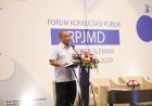 Bupati Sleman Harda Kiswaya Membuka Forum Konsultasi RPJMD