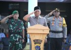 Bupati Sleman Harda Kiswaya Pimpin Apel Gelar Pasukan Operasi Ketupat 2025