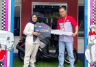 Berjualan Name Tag dan Hampers, Emas Dwi Atika Beruntung Dapat Sepeda Motor Gratis
