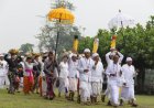 Ribuan Umat Hindu Mengikuti Tawur Agung Kesanga di Candi Prambanan