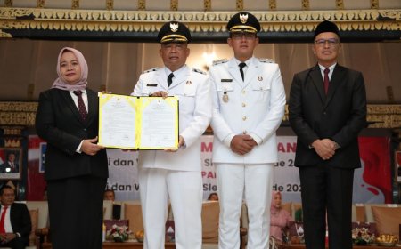 Pemkab Sleman Gelar Sertijab Bupati dan Wakil Bupati