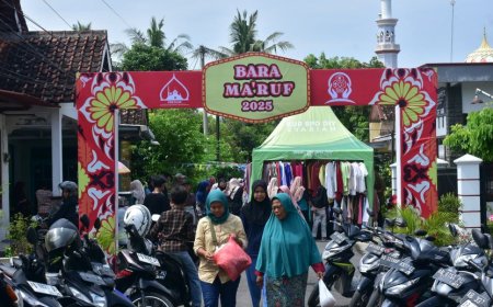 Remaja Masjid Al Ma'ruf Klayonan Kulonprogo Gelar Bazar Ramadan