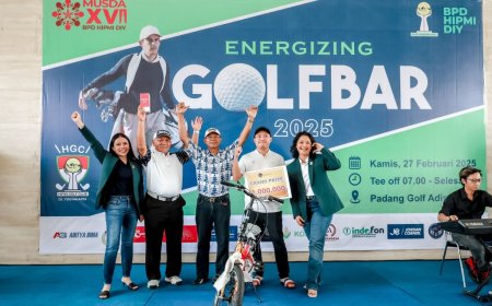 Turnamen Golf Menutup Perayaan 50 Tahun Hipmi DIY