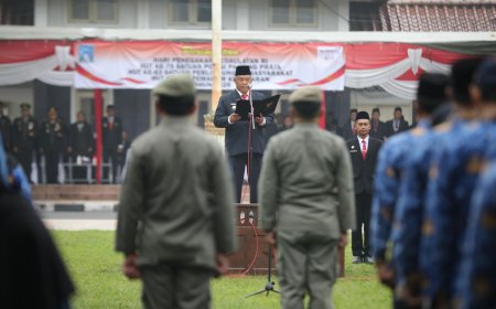 Pemkab Sleman Gelar Upacara Penegakan Kedaulatan Negara, HUT Satpol PP dan Damkar