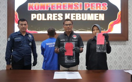 Polres Kebumen Tangkap Pengedar dan Pengguna Sabu