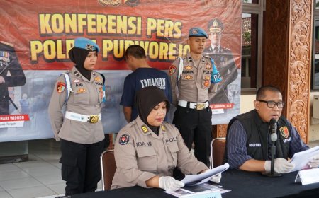 Polres Purworejo Tangkap Pencuri Motor di Garasi Bus