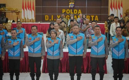 Polda DIY Memperkuat Integritas Seleksi Polri 2025 dengan Pengambilan Sumpah