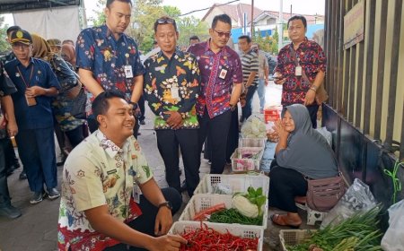 Bupati Klaten Sidak Pasar Tradisional, Harga Masih Stabil