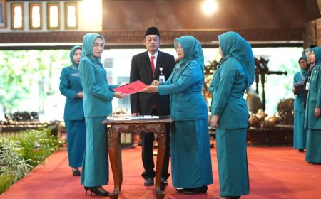 Bupati Klaten Melantik Pengurus TP PKK 2025 - 2030