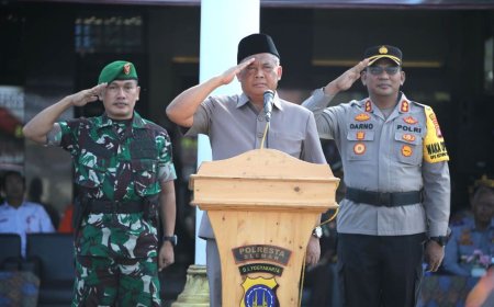 Bupati Sleman Harda Kiswaya Pimpin Apel Gelar Pasukan Operasi Ketupat 2025