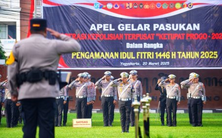Polda DIY Menyiapkan 1.932 Personel Operasi Ketupat 2025
