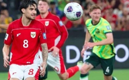 Timnas Indonesia Kalah 1-5 Lawan Australia, Masih di Zona Aman