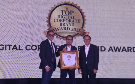 PT Railink Meraih Penghargaan 7th Top Digital Corporate Brand Award 2025