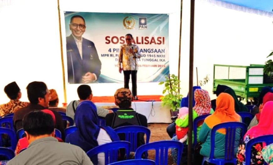Anggota DPR RI Totok Daryanto Sosialisasi Empat Pilar Kebangsaan di Bantul