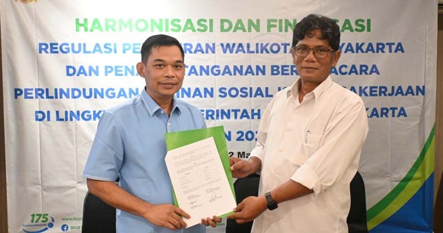 Pemkot Jogja Perluas Perlindungan Program Jamsostek, Total Untuk Pekerja Rentan Jadi 7.961