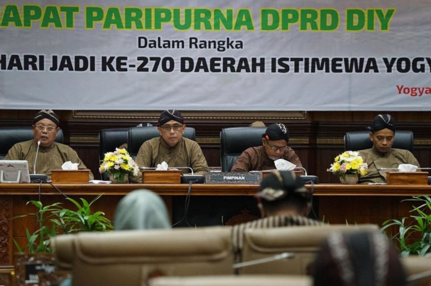 Yogyakarta Berusia 270 Tahun, Ini Harapan DPRD DIY