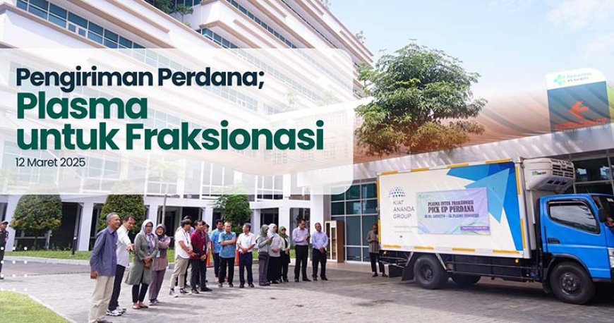 RS Sardjito Ukir Sejarah, Kirim Perdana Plasma untuk Kemandirian Obat Indonesia